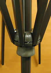 Solid Resin Hub and Finial 